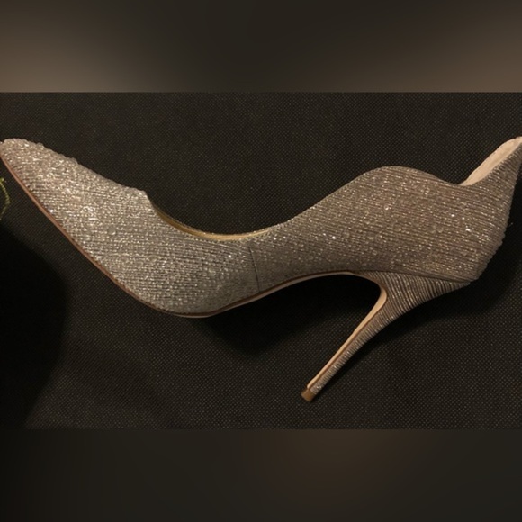 Jessica Simpson Wayva Silver Champagne Ombre Rhinestone stiletto heel size 11/43 - Picture 4 of 11